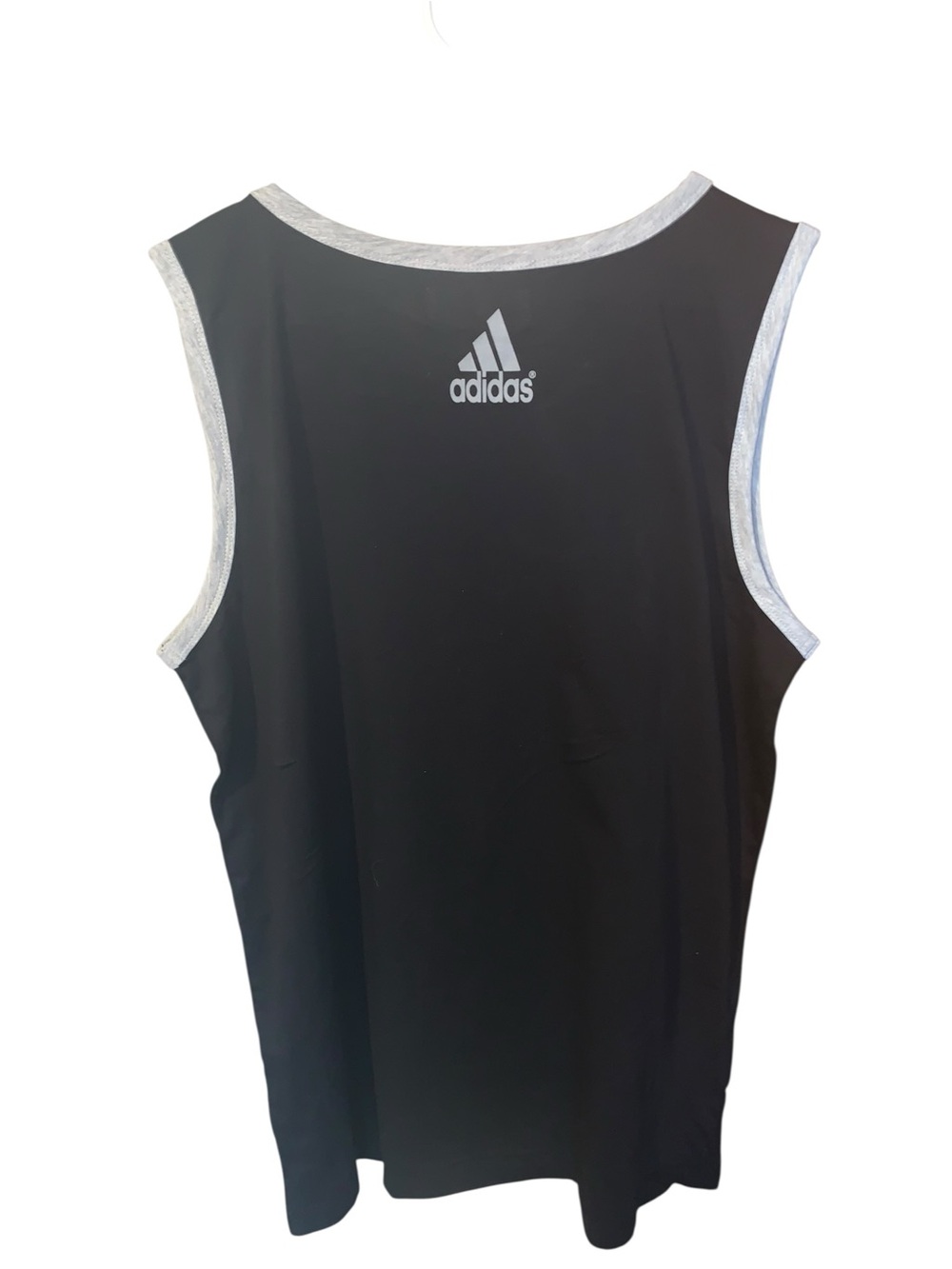 adidas Black Tank with Silver Trim and Logo - Picture 4 of 4